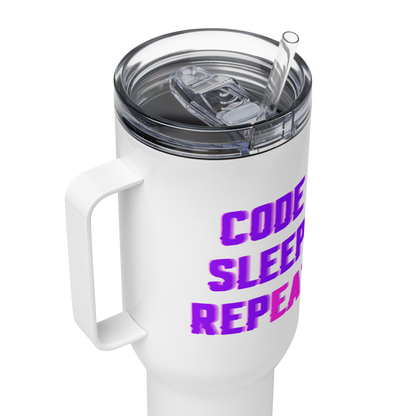 Code Sleep RepEAT Tumbler