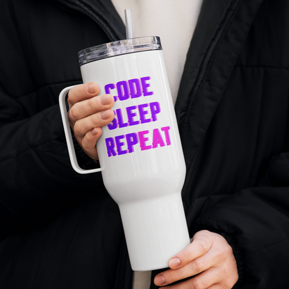 Code Sleep RepEAT Tumbler
