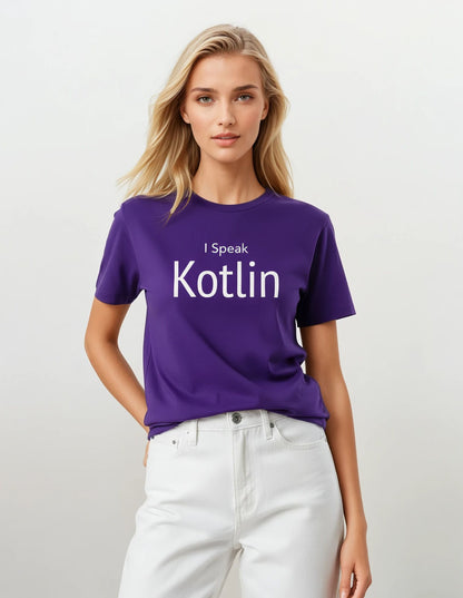 I Speak Kotlin - Purple