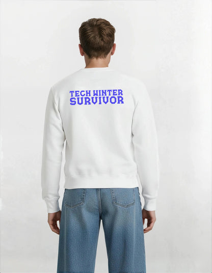 Tech Winter Survivor Sweatshirt - White
