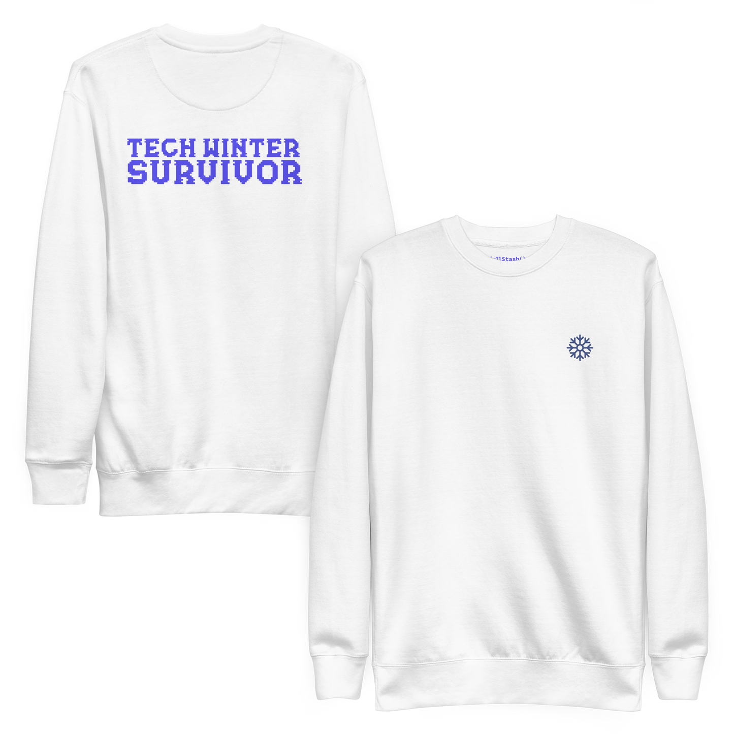 Tech Winter Survivor Sweatshirt - White
