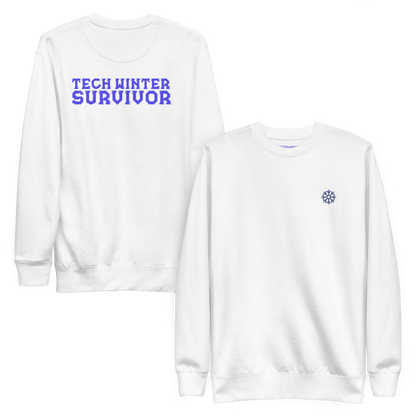 Tech Winter Survivor Sweatshirt - White